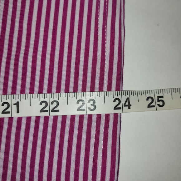 Dip Tank Top Womens Plus Size 2X Stretch Sleeveless Striped Lightweight Shirt - Picture 9 of 9